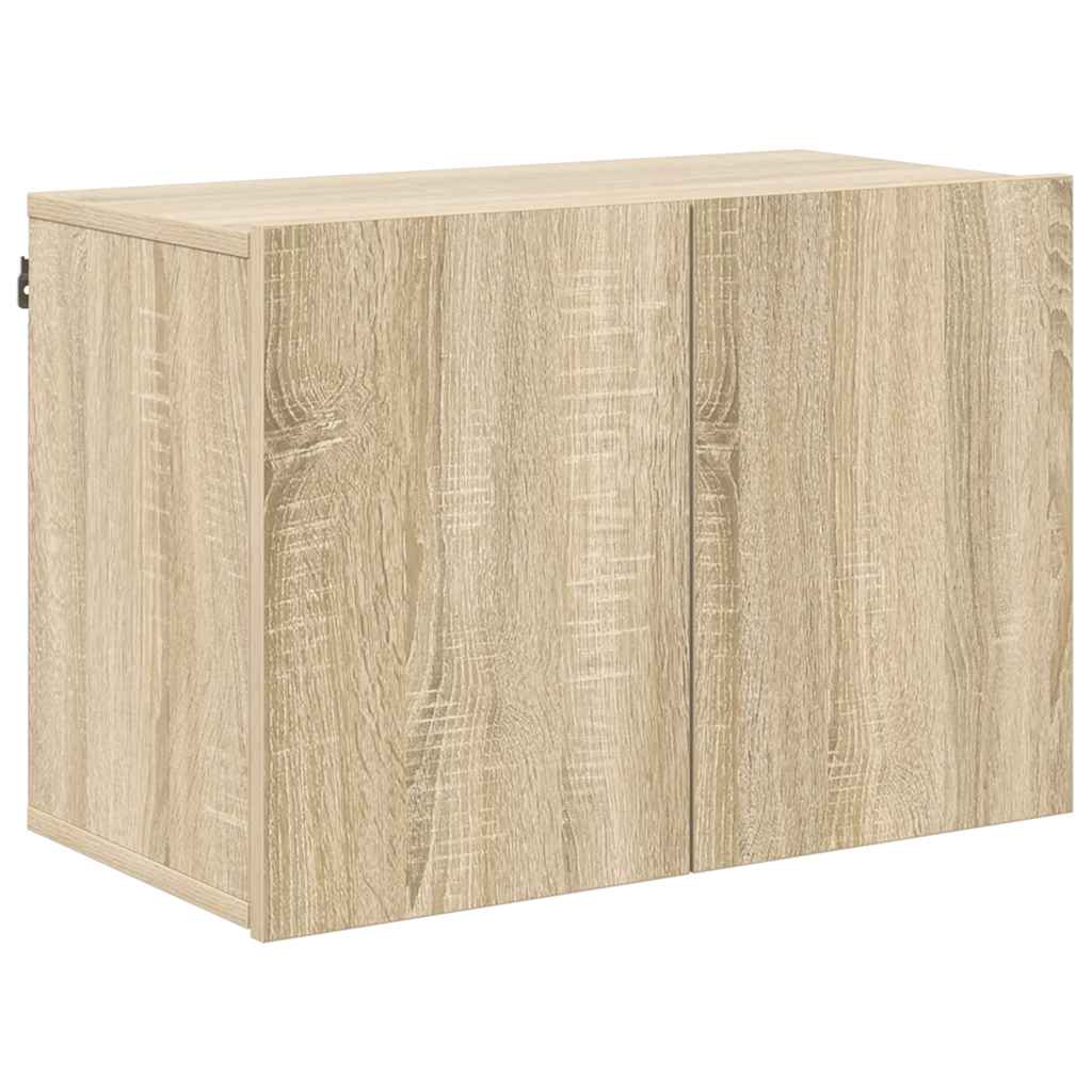 5 Piece TV Wall Units Sonoma Oak Engineered Wood