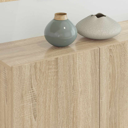 5 Piece TV Wall Units Sonoma Oak Engineered Wood
