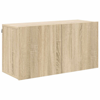 5 Piece TV Wall Units Sonoma Oak Engineered Wood