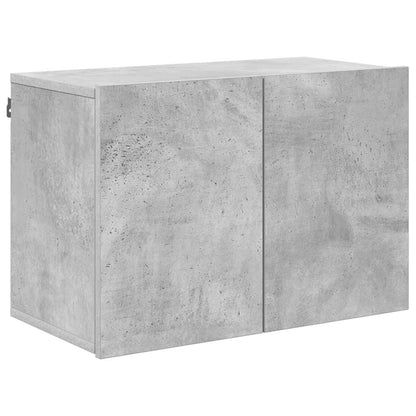 5 Piece TV Wall Units Concrete Grey Engineered Wood