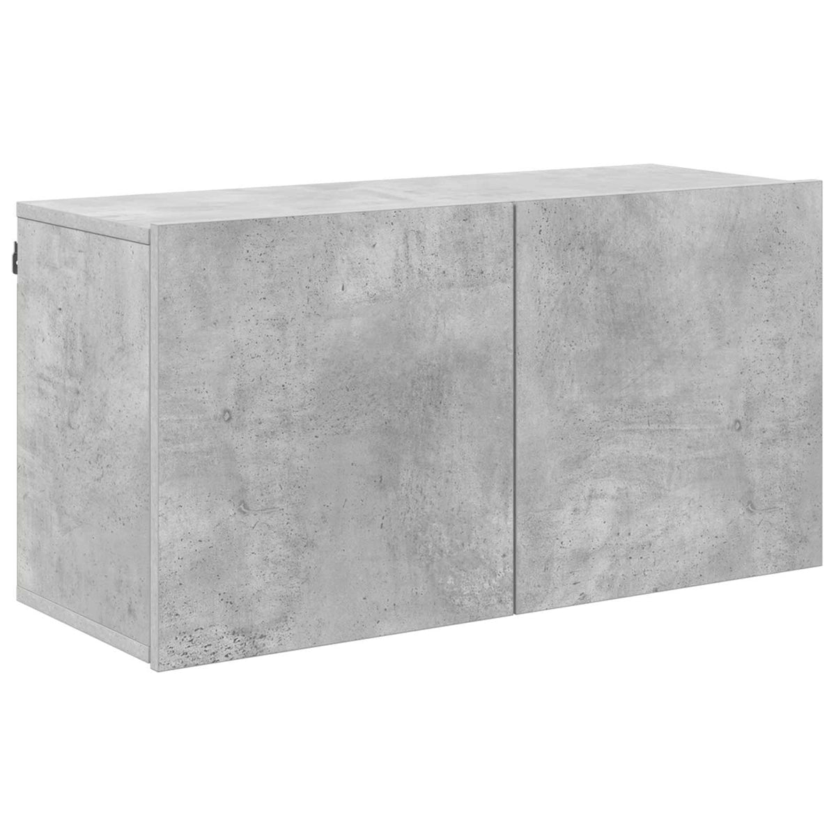 5 Piece TV Wall Units Concrete Grey Engineered Wood