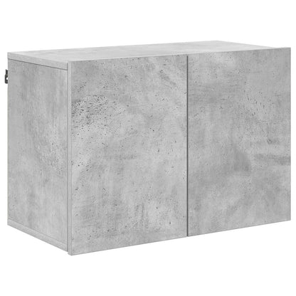 5 Piece TV Wall Units Concrete Grey Engineered Wood