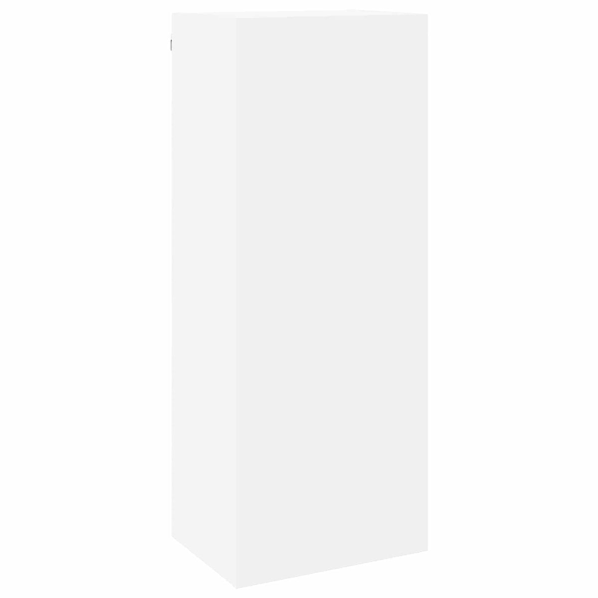 5 Piece TV Wall Units White Engineered Wood