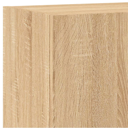 5 Piece TV Wall Units Sonoma Oak Engineered Wood