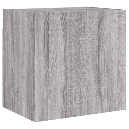 4 Piece TV Wall Units Grey Sonoma Engineered Wood