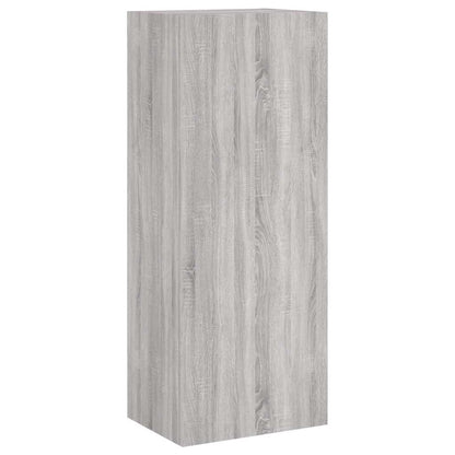 4 Piece TV Wall Units Grey Sonoma Engineered Wood