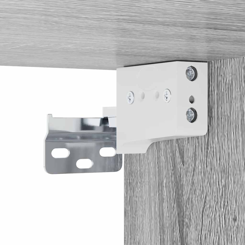 4 Piece TV Wall Units Grey Sonoma Engineered Wood