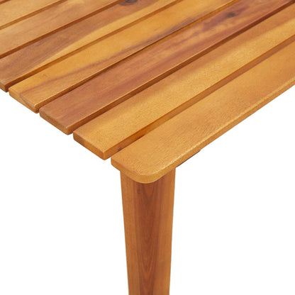 Side Table Brown 45 x 45 x 40 cm Solid Acacia Wood