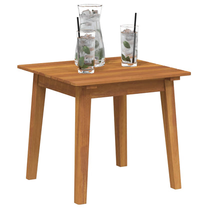 Side Table Brown 45 x 45 x 40 cm Solid Acacia Wood