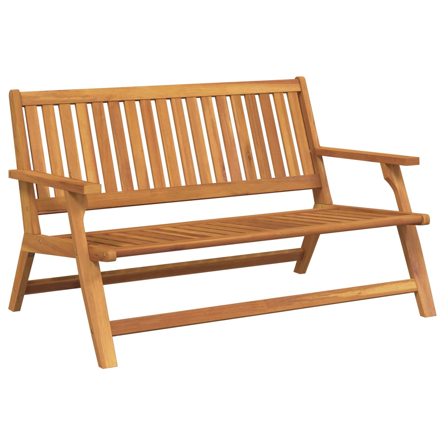 Relax Bench Brown Solid Acacia Wood