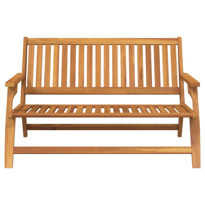 Relax Bench Brown Solid Acacia Wood