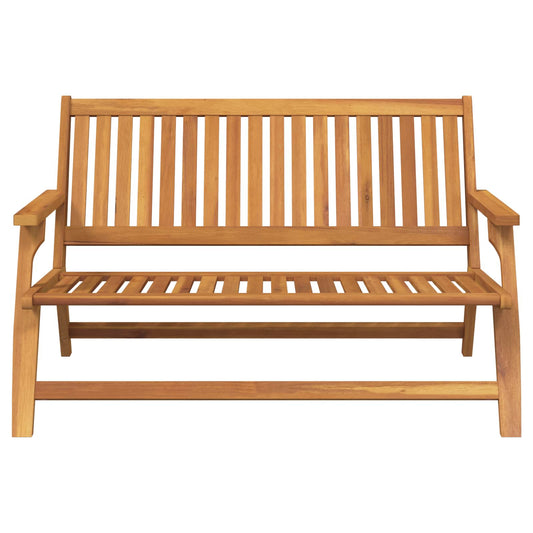 Relax Bench Brown Solid Acacia Wood