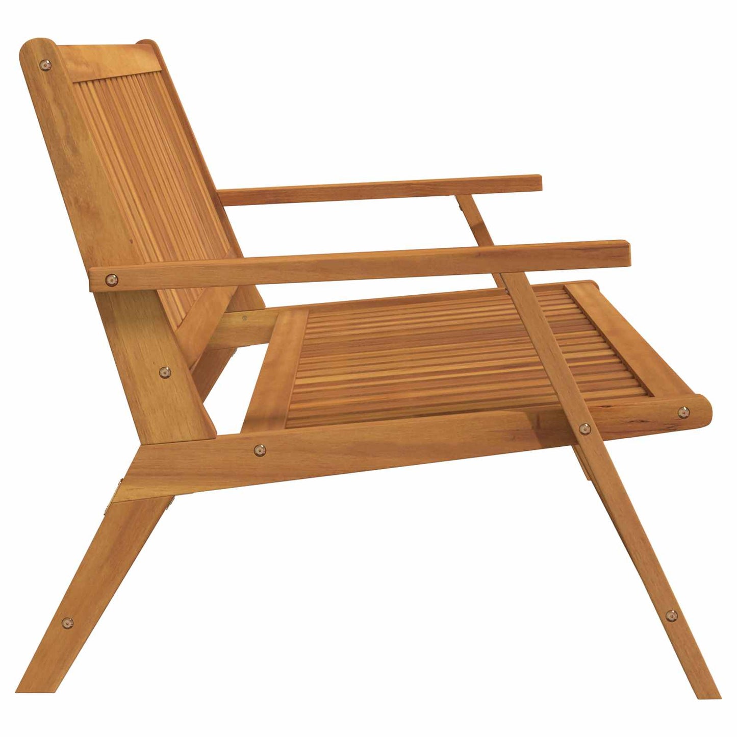 Relax Bench Brown Solid Acacia Wood