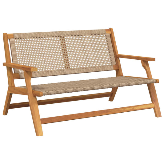 Garden Furniture Beige 122 x 78 x 73 cm Solid Acacia Wood