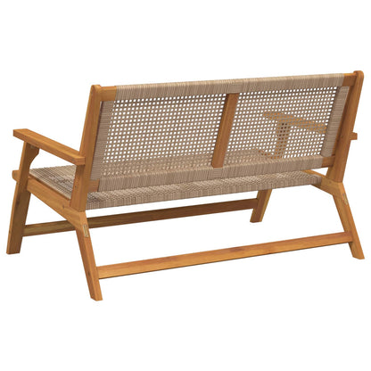 Garden Furniture Beige 122 x 78 x 73 cm Solid Acacia Wood