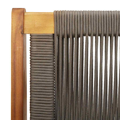 Garden Furniture Grey 122 x 76 x 73 cm Solid Acacia Wood
