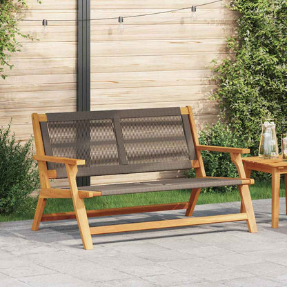 Garden Furniture Grey 122 x 76 x 73 cm Solid Acacia Wood