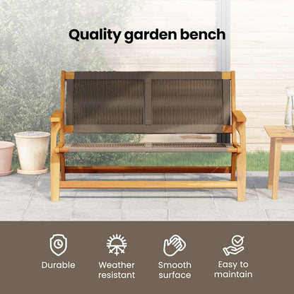 Garden Furniture Grey 122 x 76 x 73 cm Solid Acacia Wood