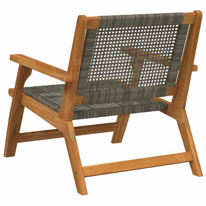 Garden Furniture 2 pcs Grey 67 x 78 x 73 cm Solid Acacia Wood