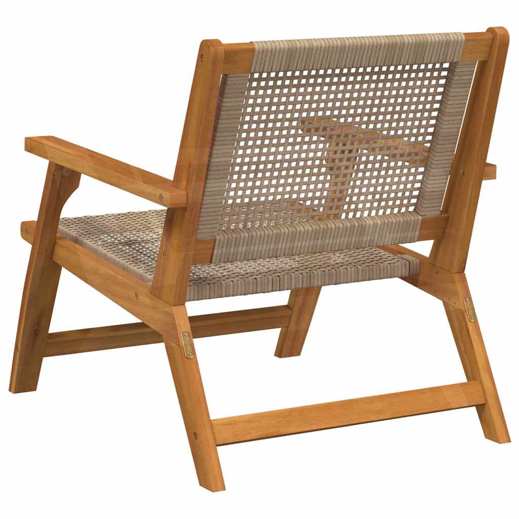 Garden Furniture 2 pcs Beige 67 x 78 x 73 cm Solid Acacia Wood