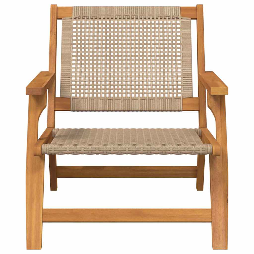 Garden Furniture 2 pcs Beige 67 x 78 x 73 cm Solid Acacia Wood