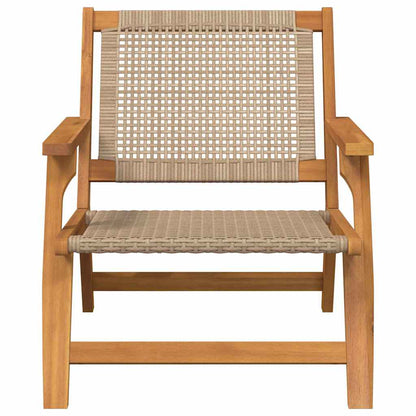 Garden Furniture 2 pcs Beige 67 x 78 x 73 cm Solid Acacia Wood