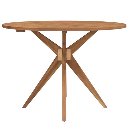 Garden Table Round Ø110x75 cm Solid Wood Acacia