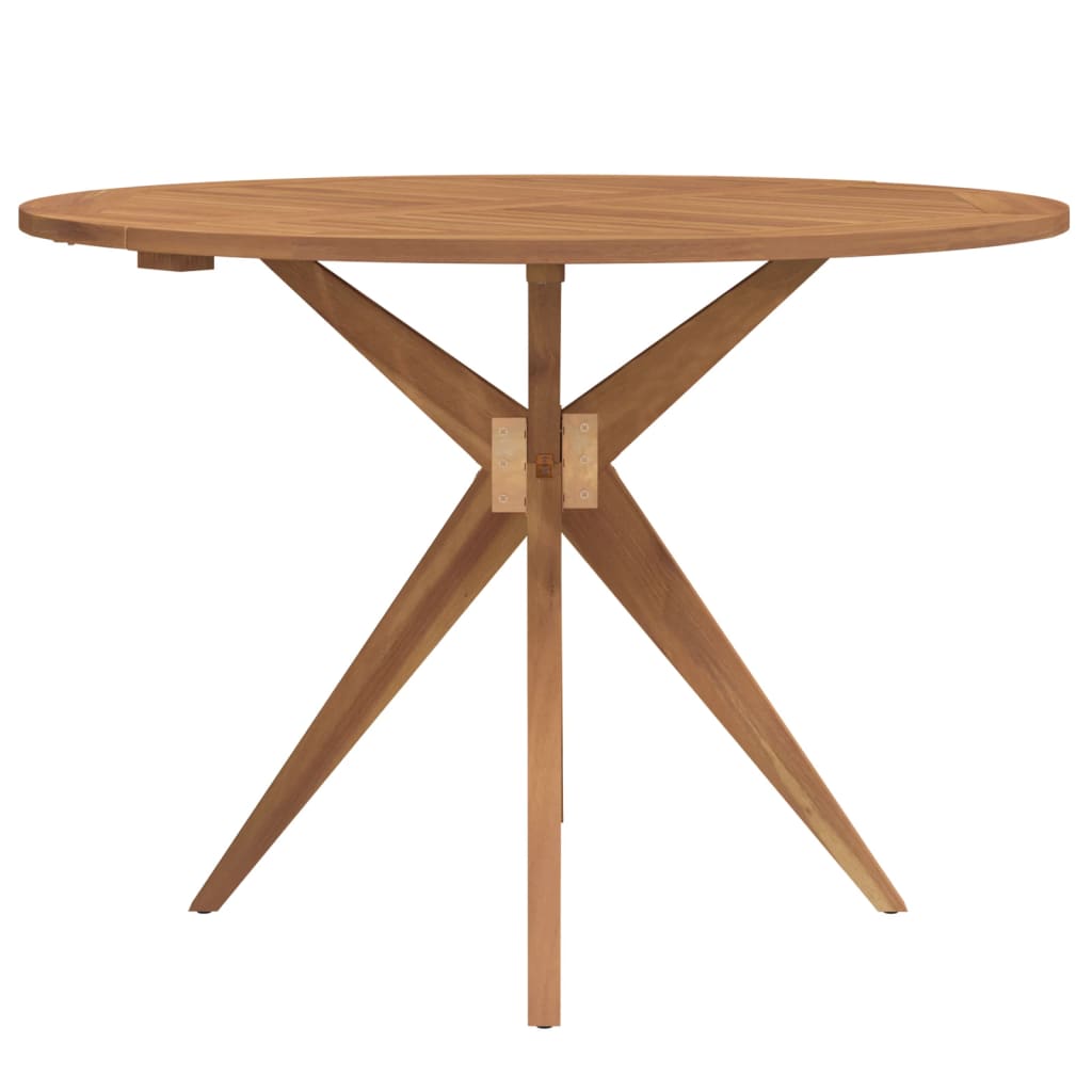 Garden Table | Brown | Solid Acacia wood | Ø110 x 75 cm | Durable