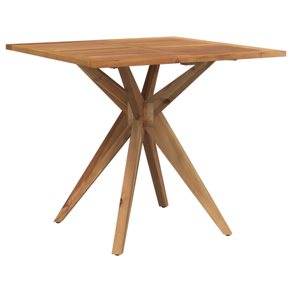 Garden Table Square 85x85x75 cm Solid Wood Acacia