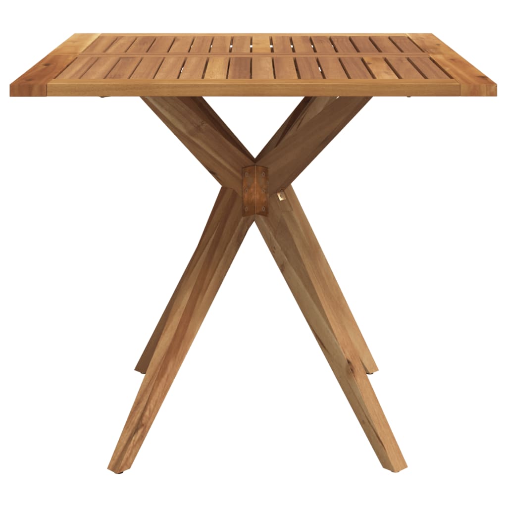 Garden Table Square 85x85x75 cm Solid Wood Acacia