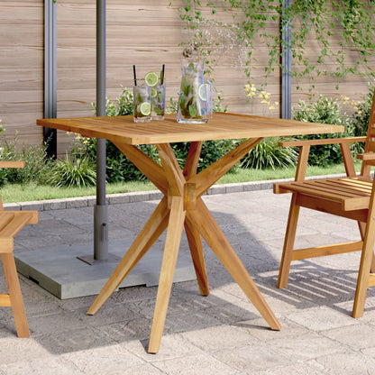 Garden Table Square 85x85x75 cm Solid Wood Acacia