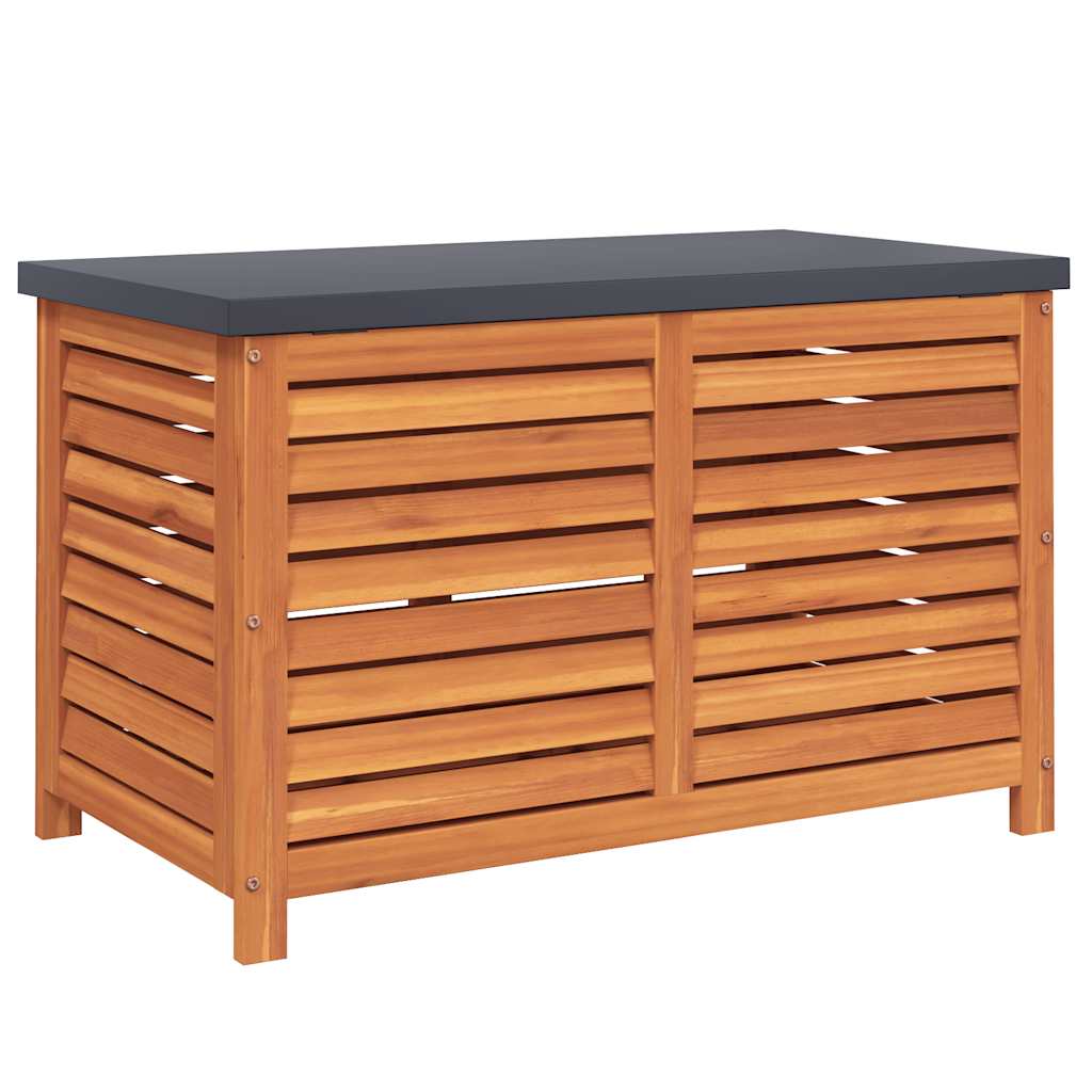 Garden Storage Box 90x48x55 cm Solid Wood Eucalyptus