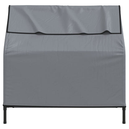Dog House Light Grey Oxford Fabric and Steel