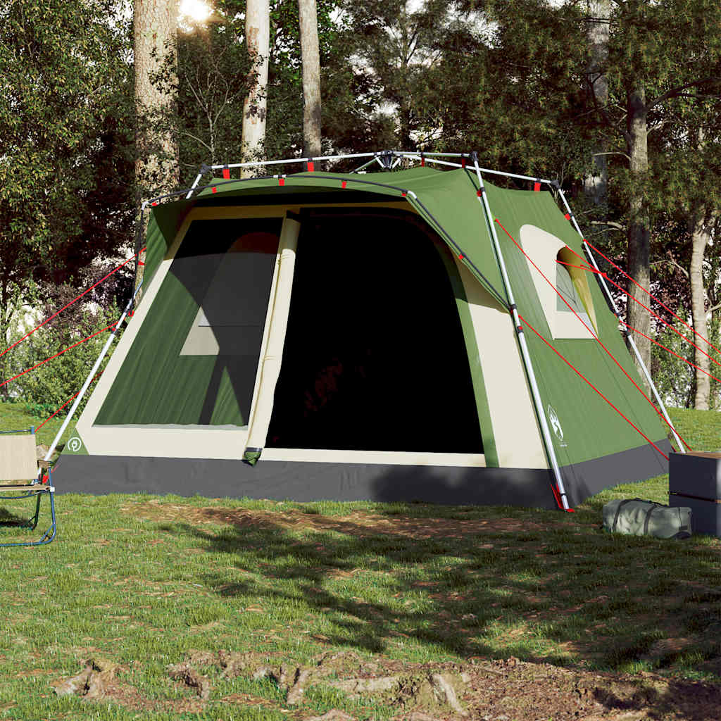 Family Tent Cabin 7-Person Green Quick Release