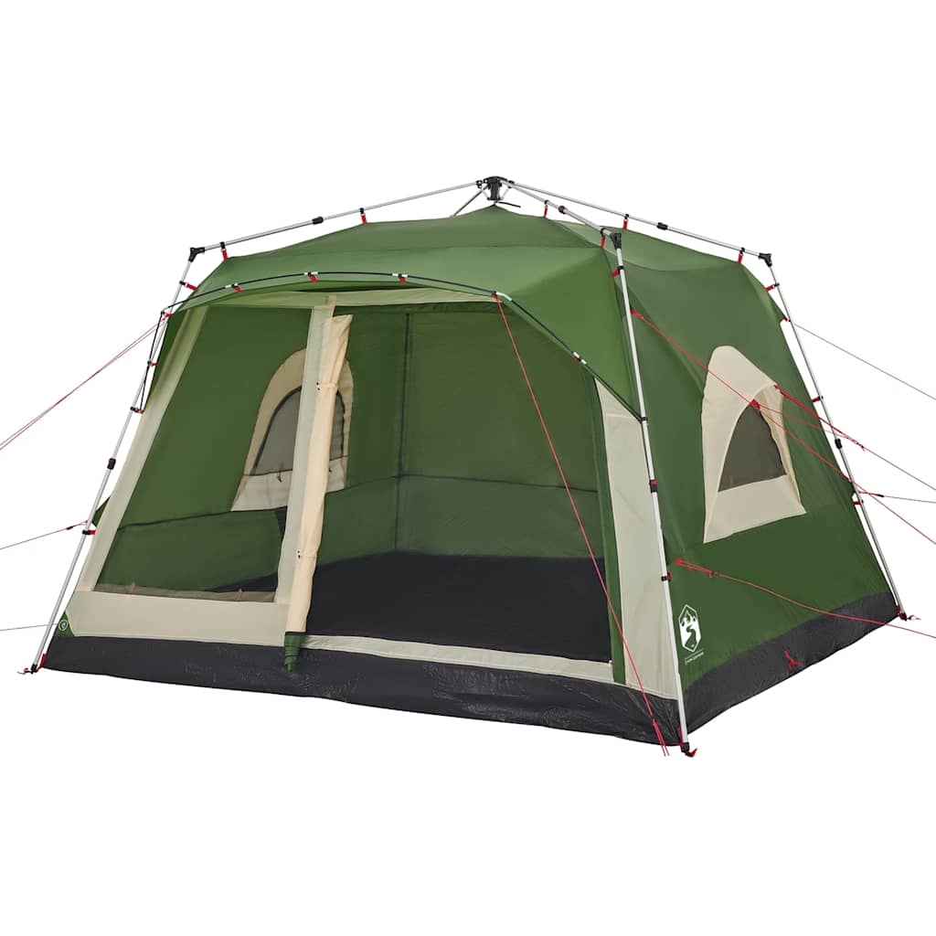 Family Tent Cabin 7-Person Green Quick Release