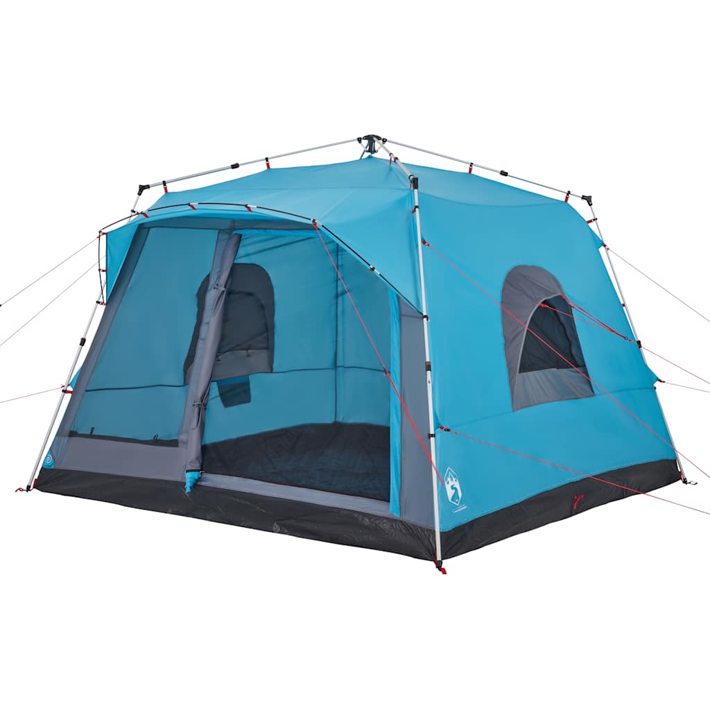 Family Tent Cabin 7-Person Blue Quick Release