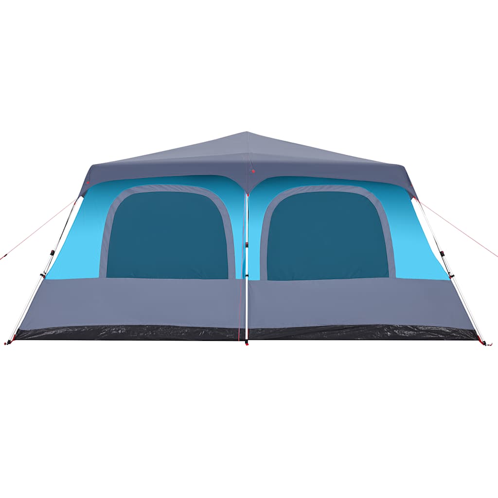 Family Tent Dome 10-Person Blue Quick Release