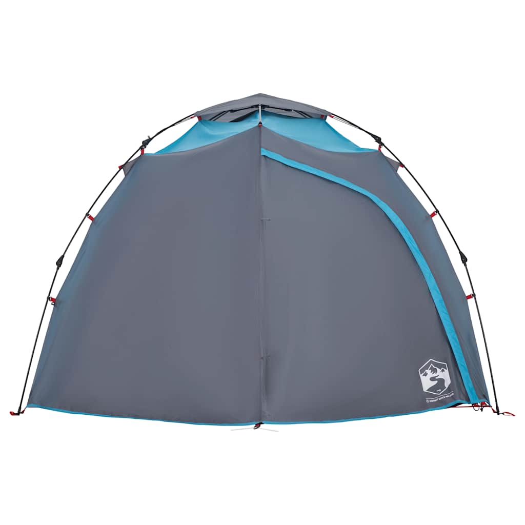 Camping Tent Dome 4-Person Blue Quick Release