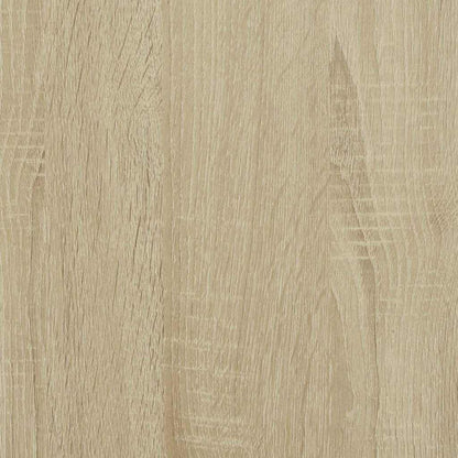 Coffee Table Sonoma Oak 100x50x50 cm Engineered Wood and Metal