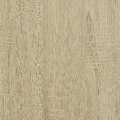 Coffee Table Sonoma Oak 100x50x35 cm Engineered Wood and Metal