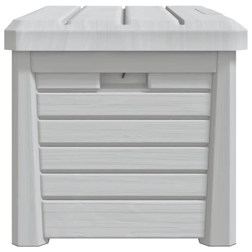 Outdoor Cushion Box Grey 73x50.5x46.5 cm Polypropylene