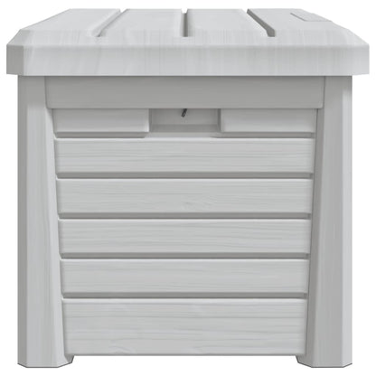 Outdoor Cushion Box Grey 73x50.5x46.5 cm Polypropylene