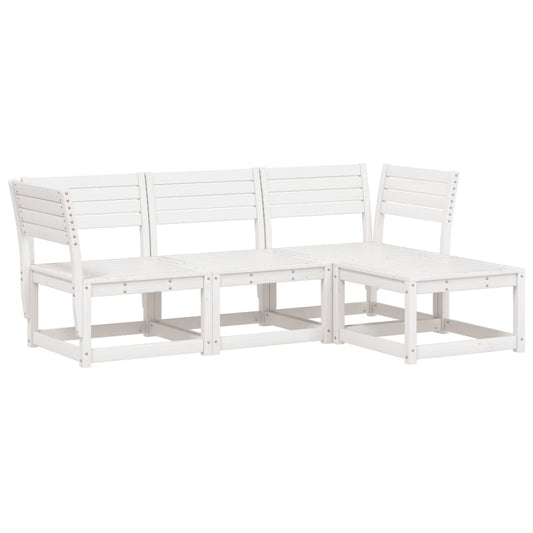Garden Lounge Set | White | Solid Pine Wood | Medium | Modular