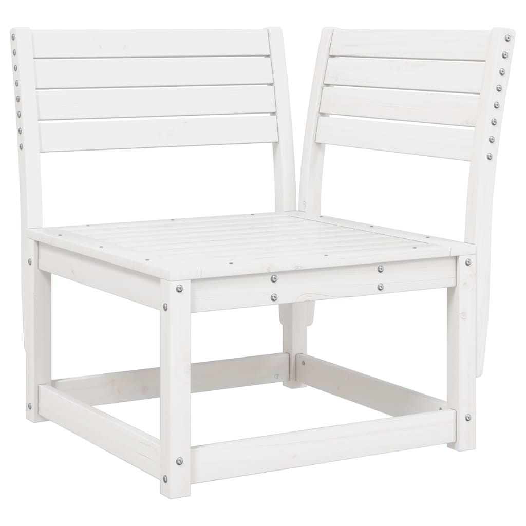Garden Lounge Set | White | Solid Pine Wood | Medium | Modular