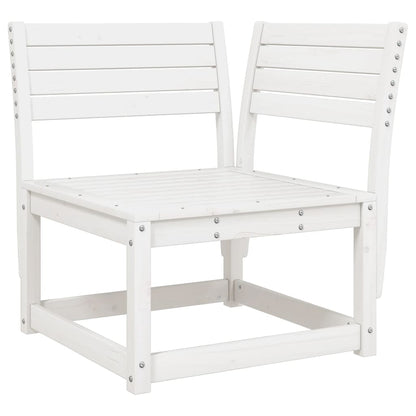 Garden Sofa Set | White | Solid pine wood | 3 Piece | Modular