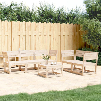 Garden Sofa Set | Natural wood | Solid Pine Wood (untreated)