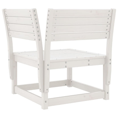 Garden Sofa Set | White | Solid Pine Wood | 5 Piece Set | Modular