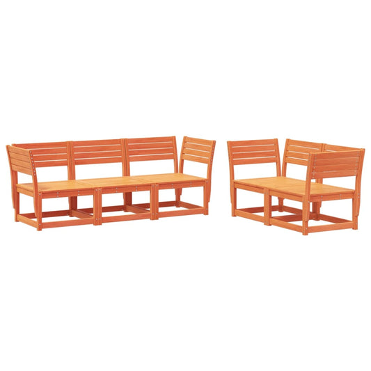 Garden Sofa Set | Wax Brown | Solid pine wood | Medium | Modular