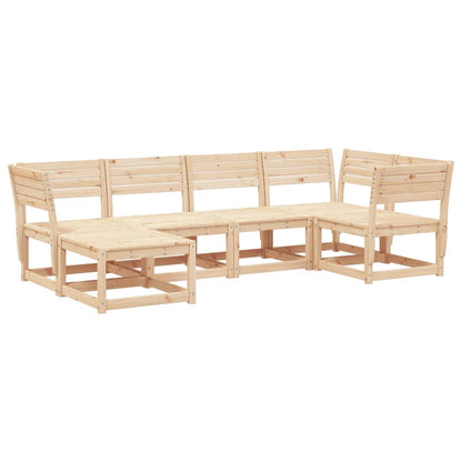 Garden Sofa Set | Natural Pine | Solid Pine Wood | Large | Modular
