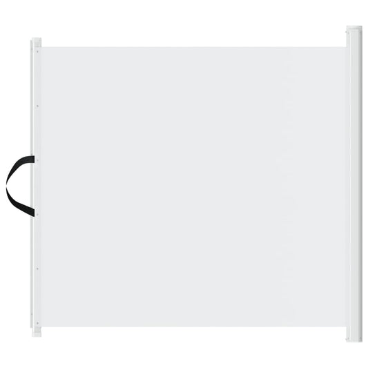 Retractable Pet Gate White 82.5x125 cm